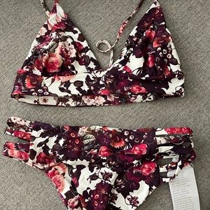 Boys and Arrows set. Top size small (worn once), bottoms XS (NWT)